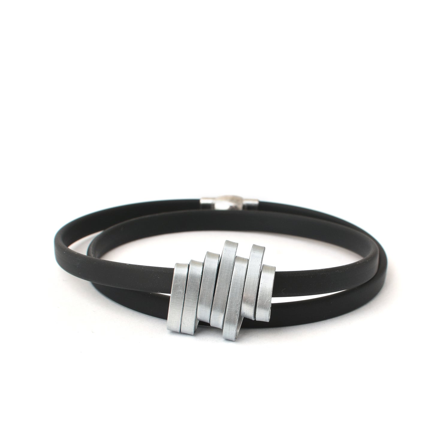 VIA CAOUTCHOUC MEN'S BRACELET