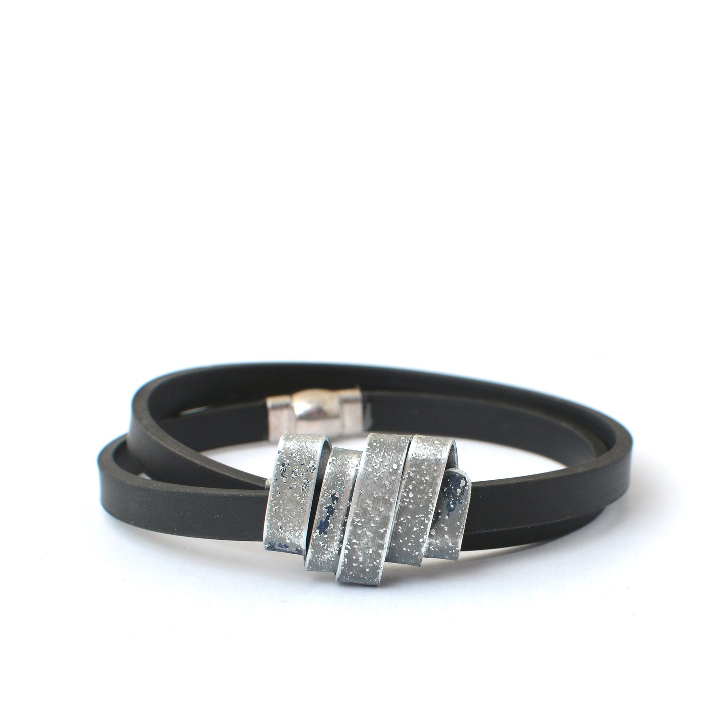 VIA CAOUTCHOUC MEN'S BRACELET