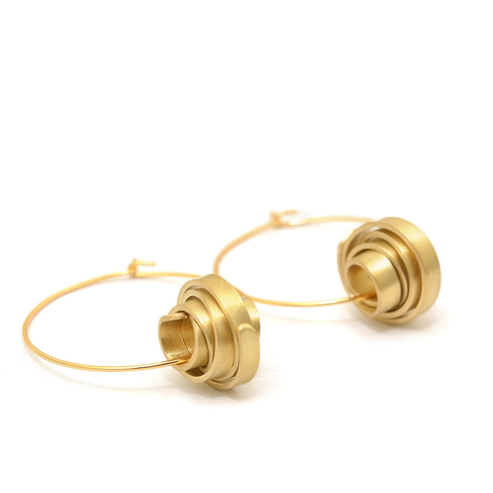 GEA BRASS EARRINGS