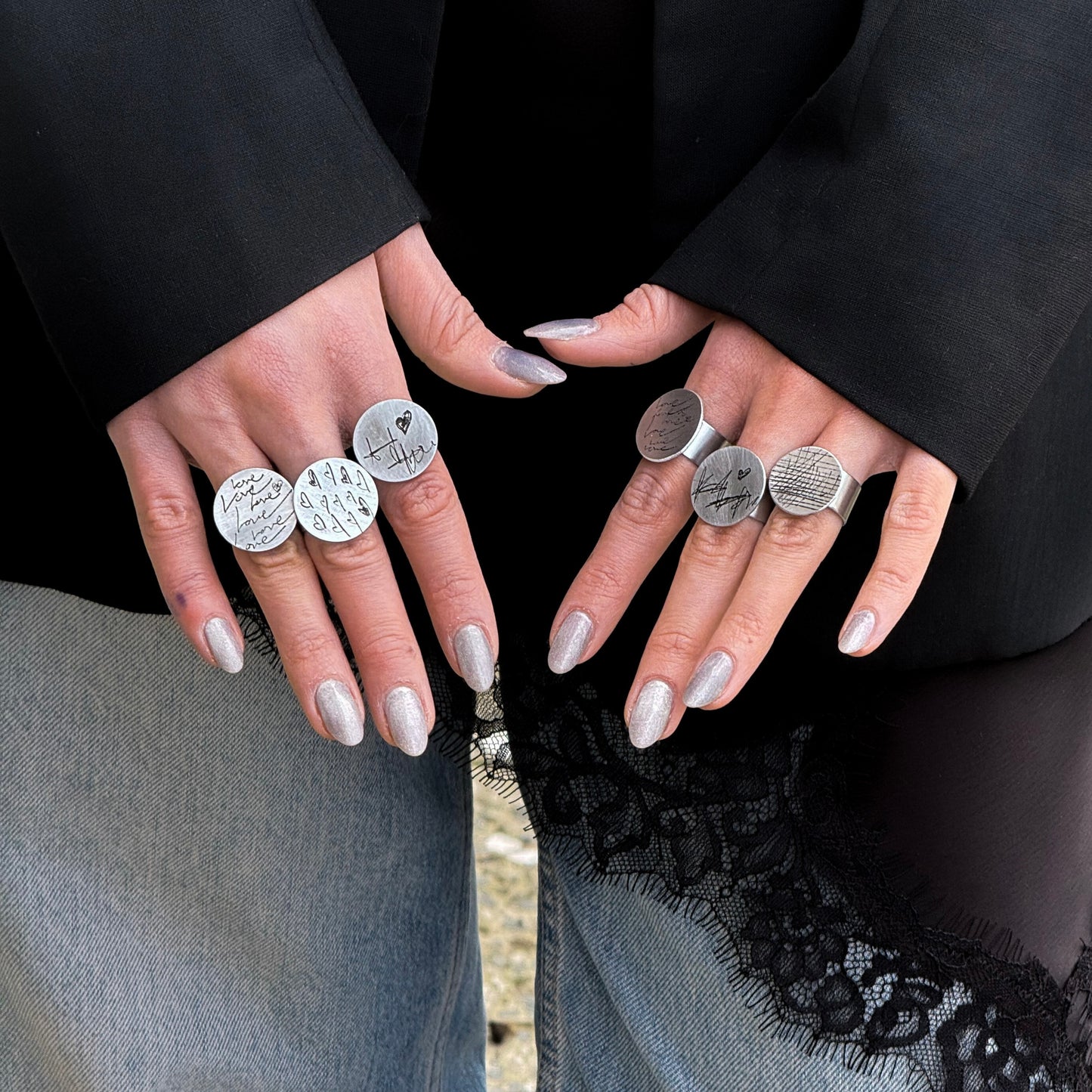 ETAT ZINC RING CROSS