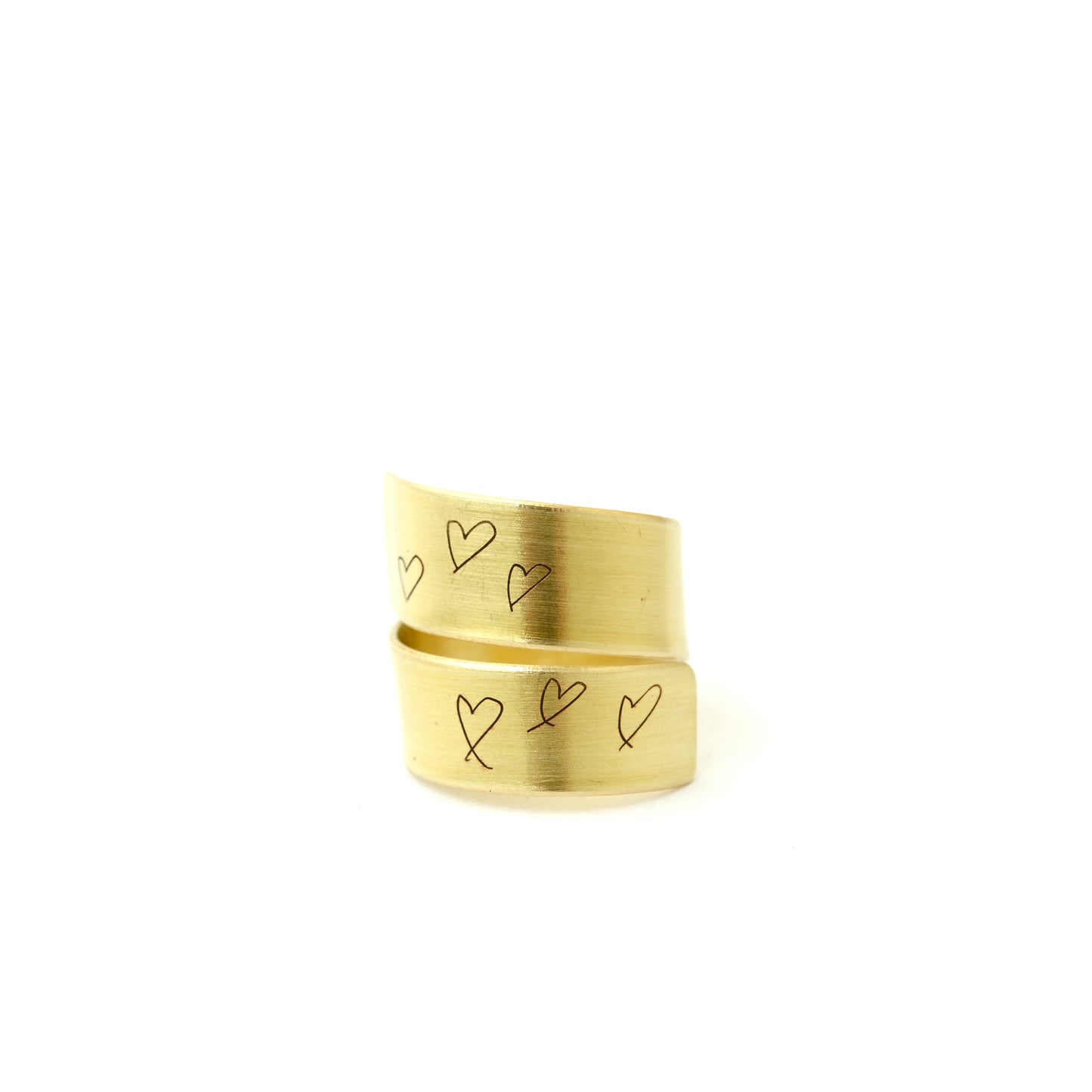 BRASS LOVE RING