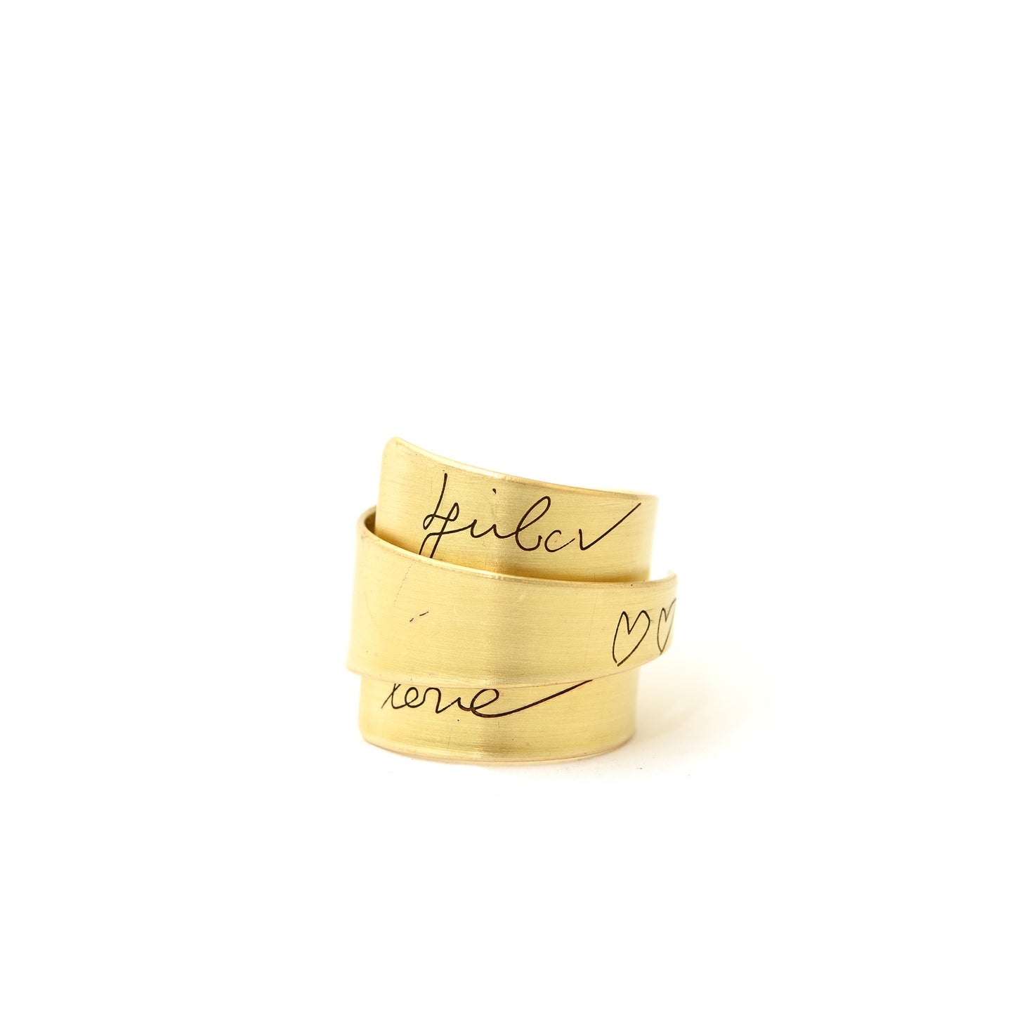 BRASS LOVE RING