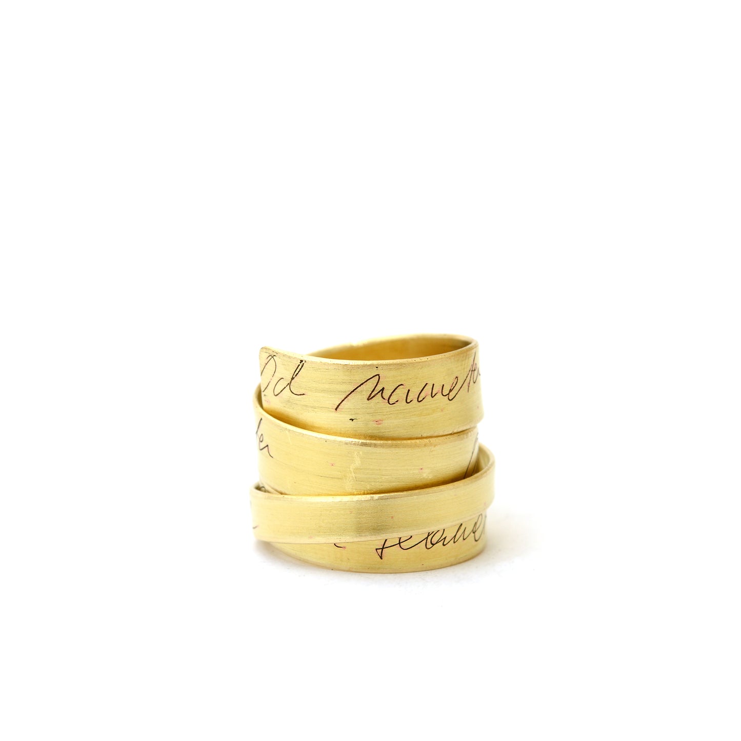 BRASS POEMA RING