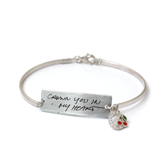CHARM SILVER POEMA BRACELET