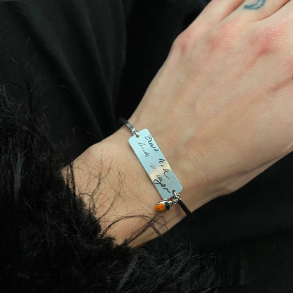 CHARM SILVER POEMA BRACELET