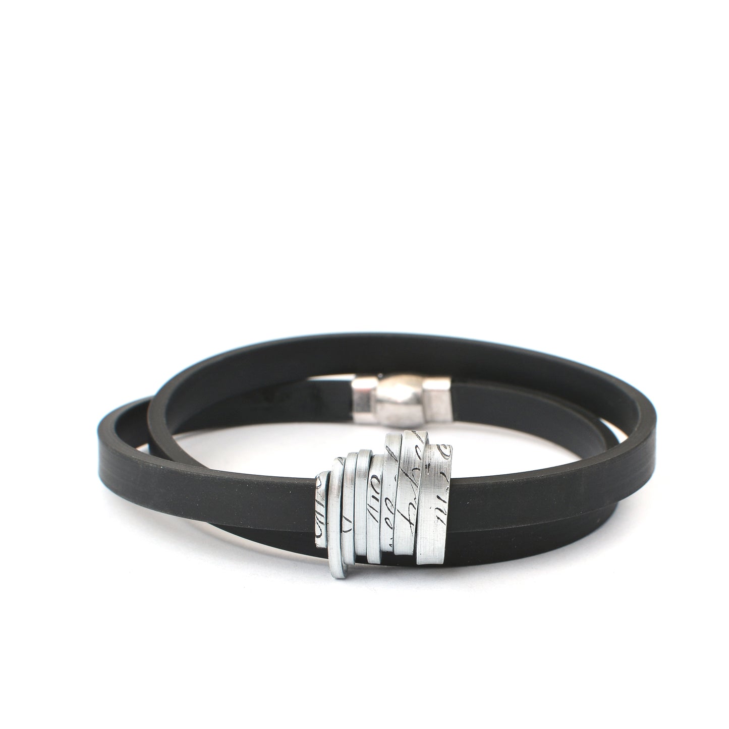 VIA CAOUTCHOUC MEN'S BRACELET