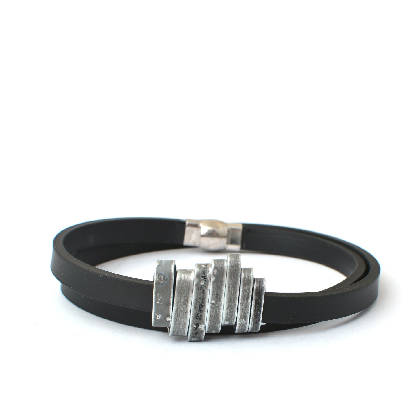 VIA CAOUTCHOUC MEN'S BRACELET