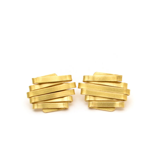 VIA BRASS EARRINGS