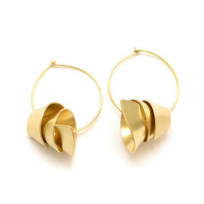 ROS BRASS EARRINGS