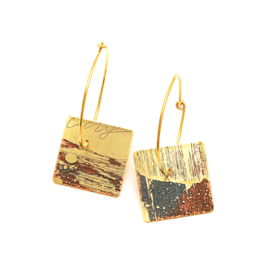 KUBO CROSS EARRINGS