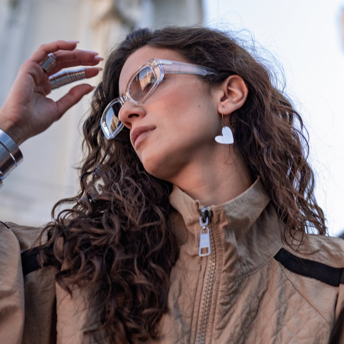 LOVE ZINC EARRINGS