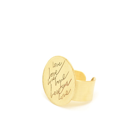 ETAT BRASS RING LOVE